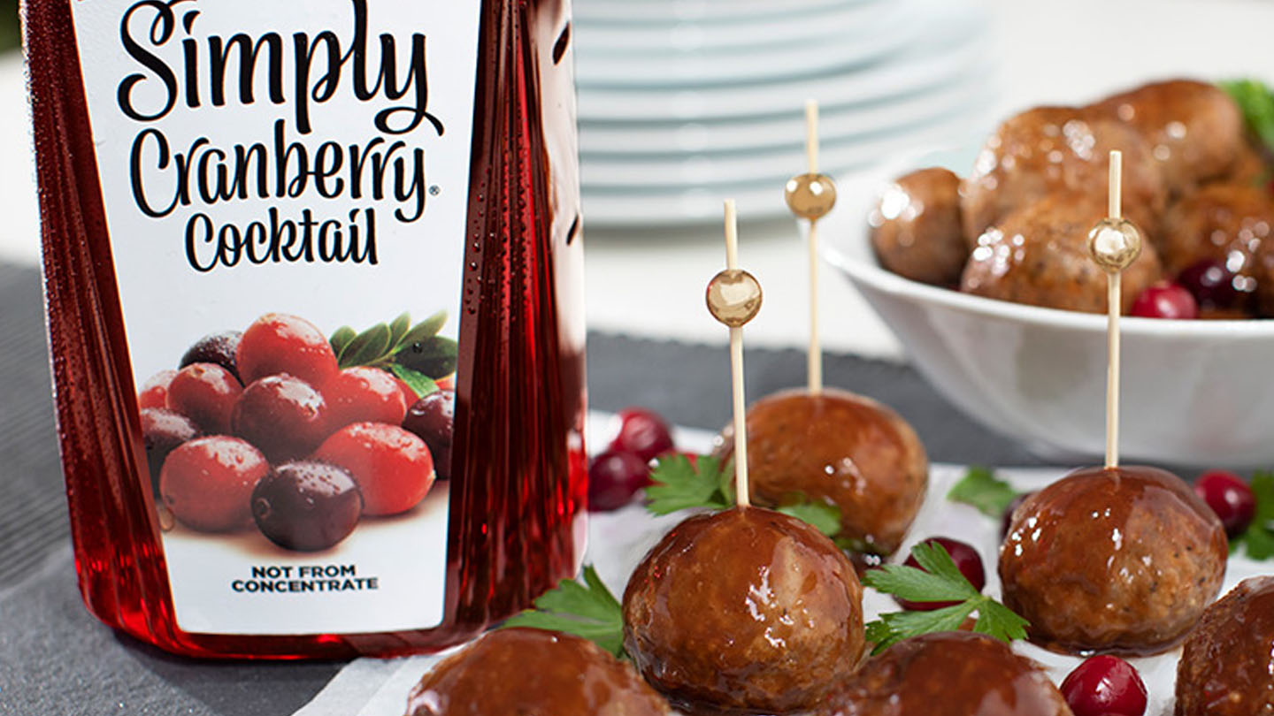 Cranberry Cocktail Meatballs