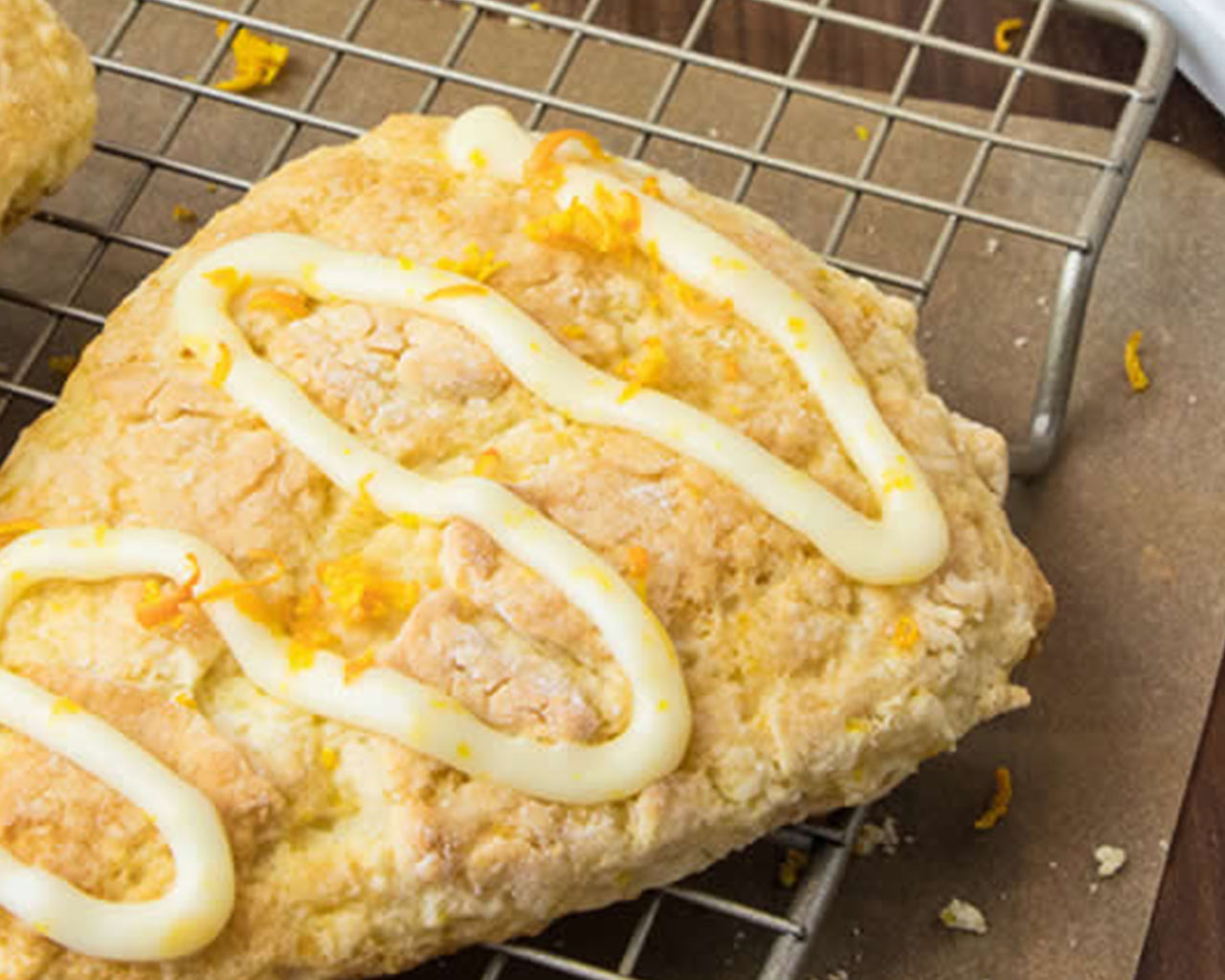 Simply Orange® Glazed Scones
