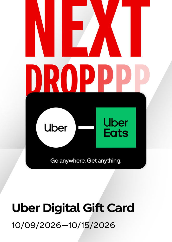 Live weekly prize drop featuring an Uber digital gift card for the Fall Football campaign.