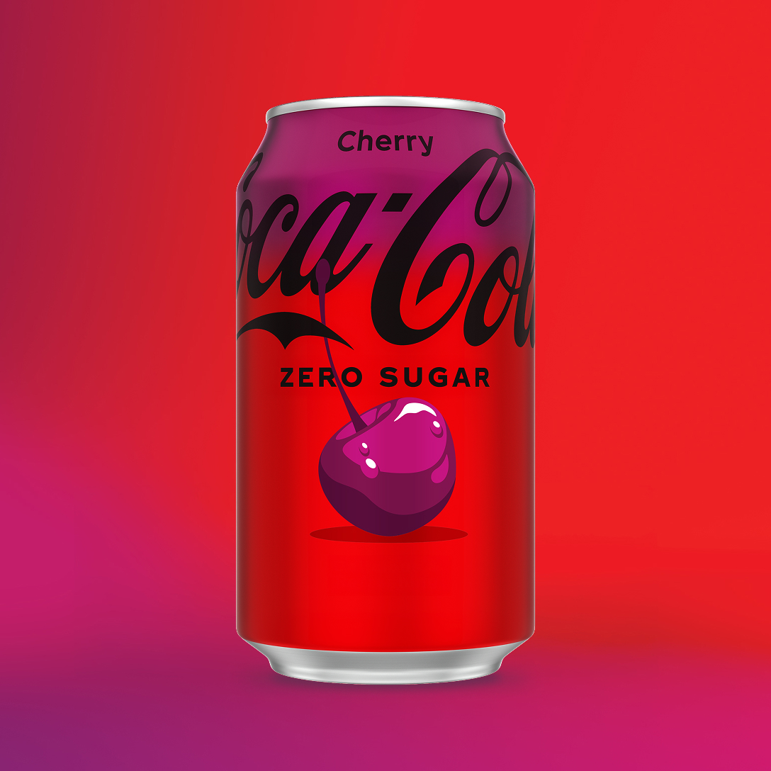 Coca-Cola Cherry Zero Sugar can