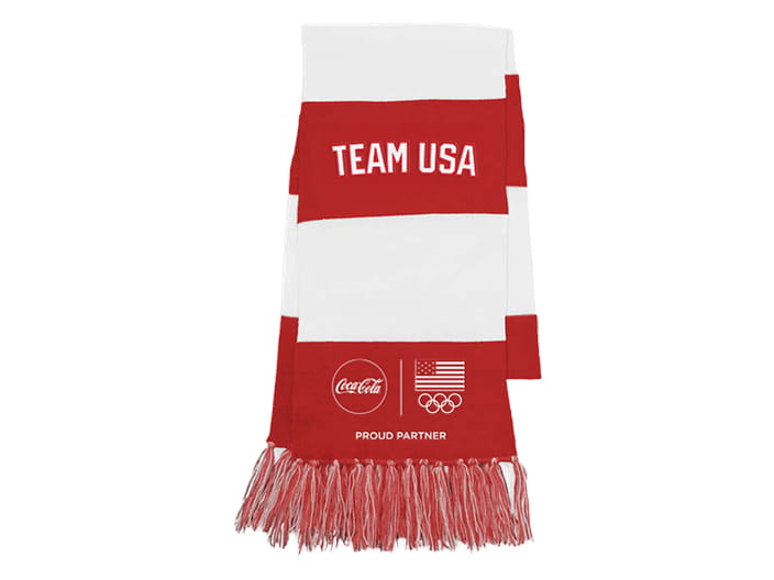 Coca-Cola & Team USA Winter Scarf