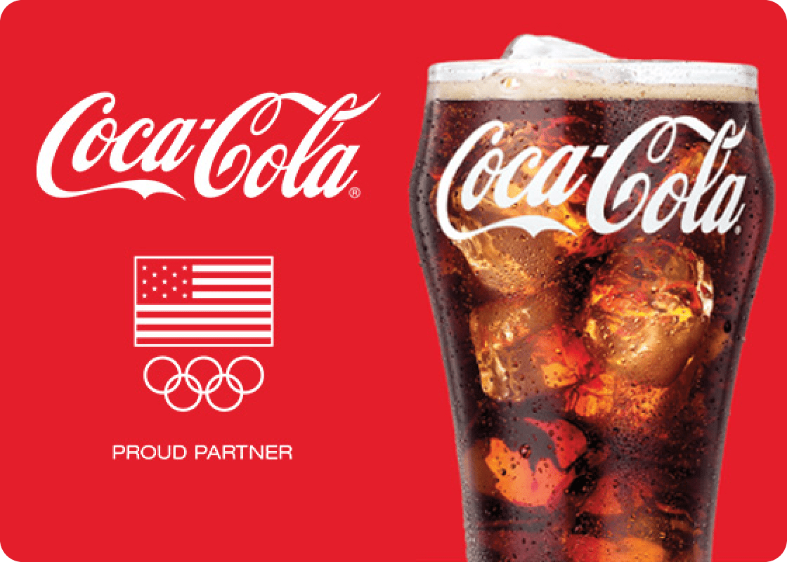 Coca-Cola + Olympics. Worldwide Partner. United by Magic